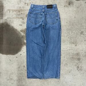 Vintage Y2K anchor blue beyond baggy wide leg skate pants